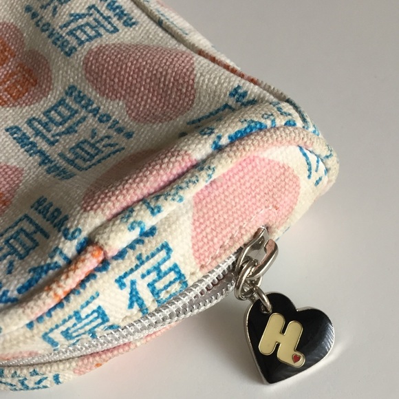 Harajuku Lovers Gwen canvas zipper pencil makeup pouch bag Y2K vintage GUC 👀 💕 - Picture 3 of 7